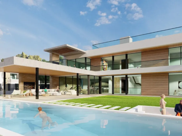 Buy Villa Marbella Close Golf Padel Course Court Nueva Andalucia