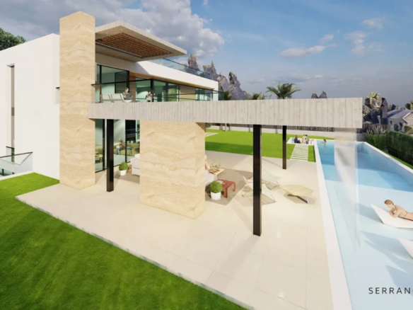 Buy Villa Marbella Close Golf Padel Course Court Nueva Andalucia