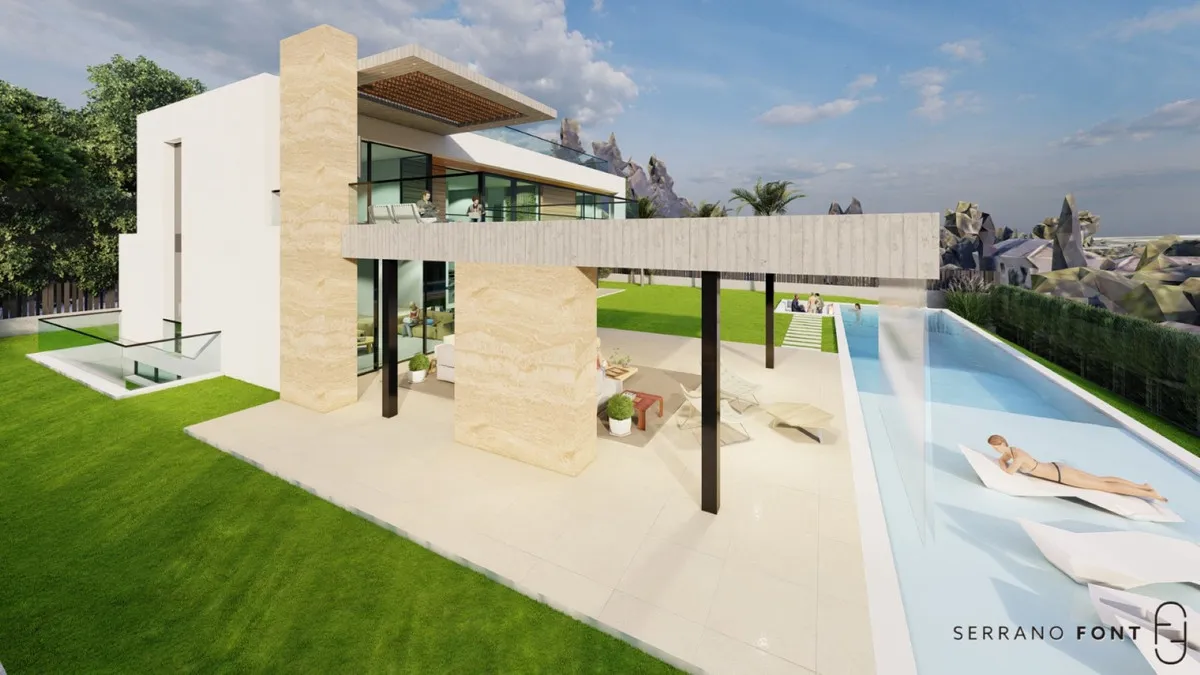 Buy Villa Marbella Close Golf Padel Course Court Nueva Andalucia