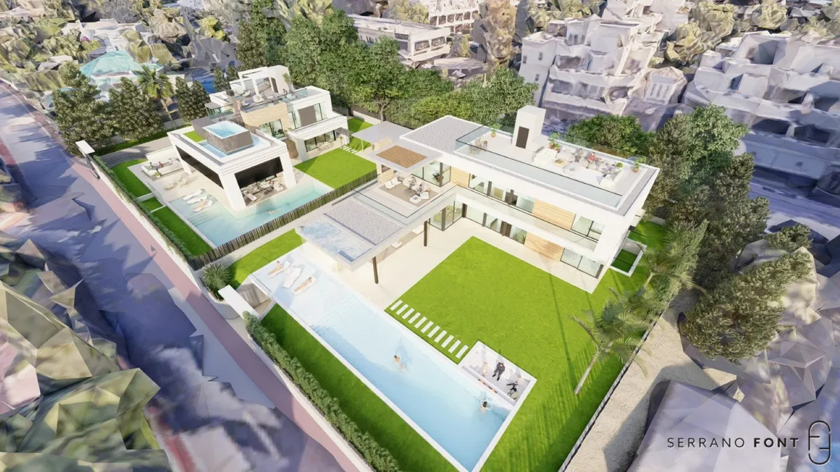 Buy Villa Marbella Close Golf Padel Course Court Nueva Andalucia