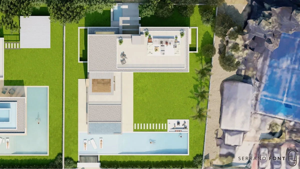 Buy Villa Marbella Close Golf Padel Course Court Nueva Andalucia