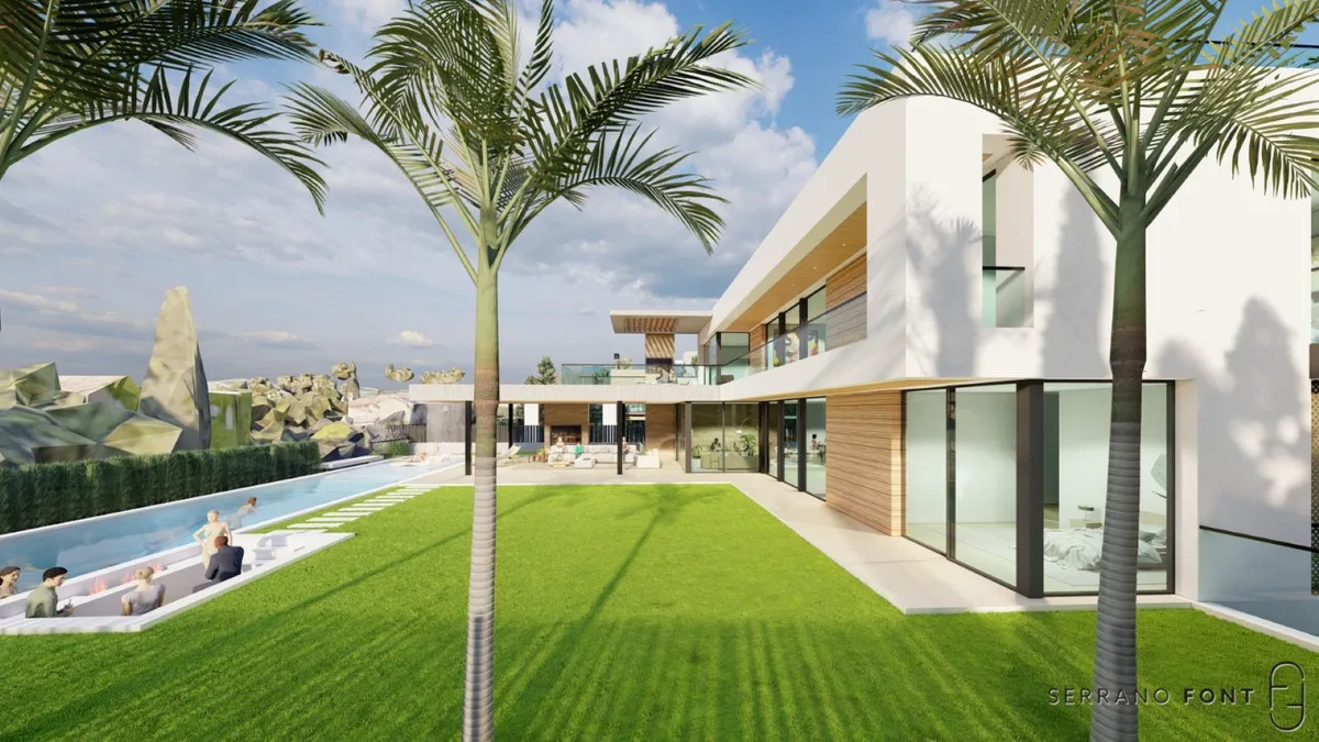 Buy Villa Marbella Close Golf Padel Course Court Nueva Andalucia