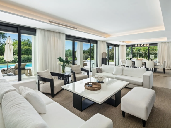 How to Buy Golf Course Moderrn Luxury Villa in Marbella Aloha