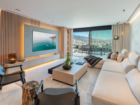 How to Buy Puerto Banus Apartment Sea Frontline Port 2025 Modern renewed luxury