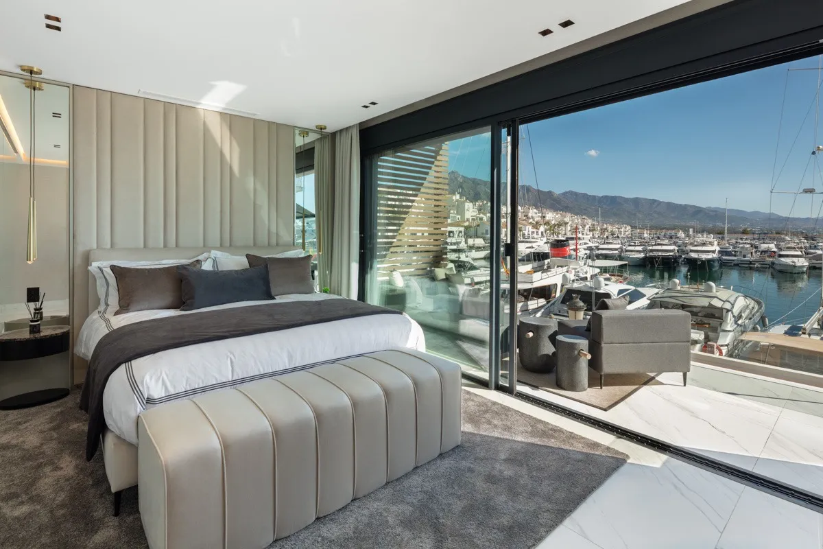How to Buy Puerto Banus Apartment Sea Frontline Port 2025 Modern renewed luxury