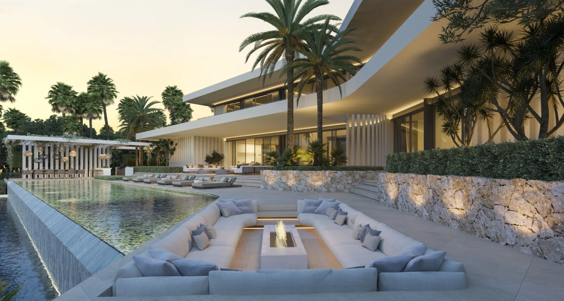 Villa for Sale in Marbella Golf Bay infinite pool (4)