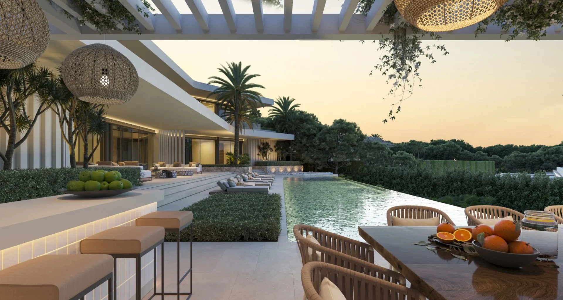 Villa for Sale in Marbella Golf Bay infinite pool (4)