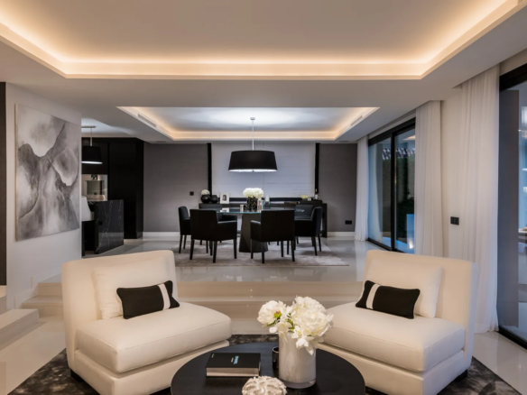 Golf Villa for Rent Marbella Spain Pool Cinema private security (12)