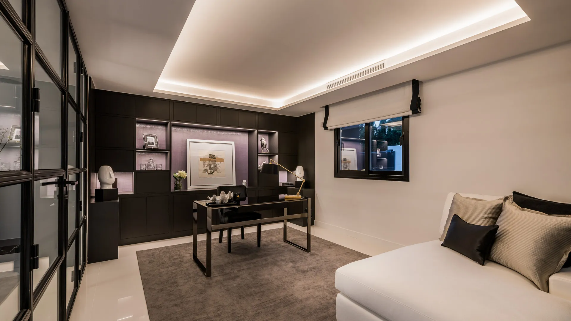 Golf Villa for Rent Marbella Spain Pool Cinema private security (12)