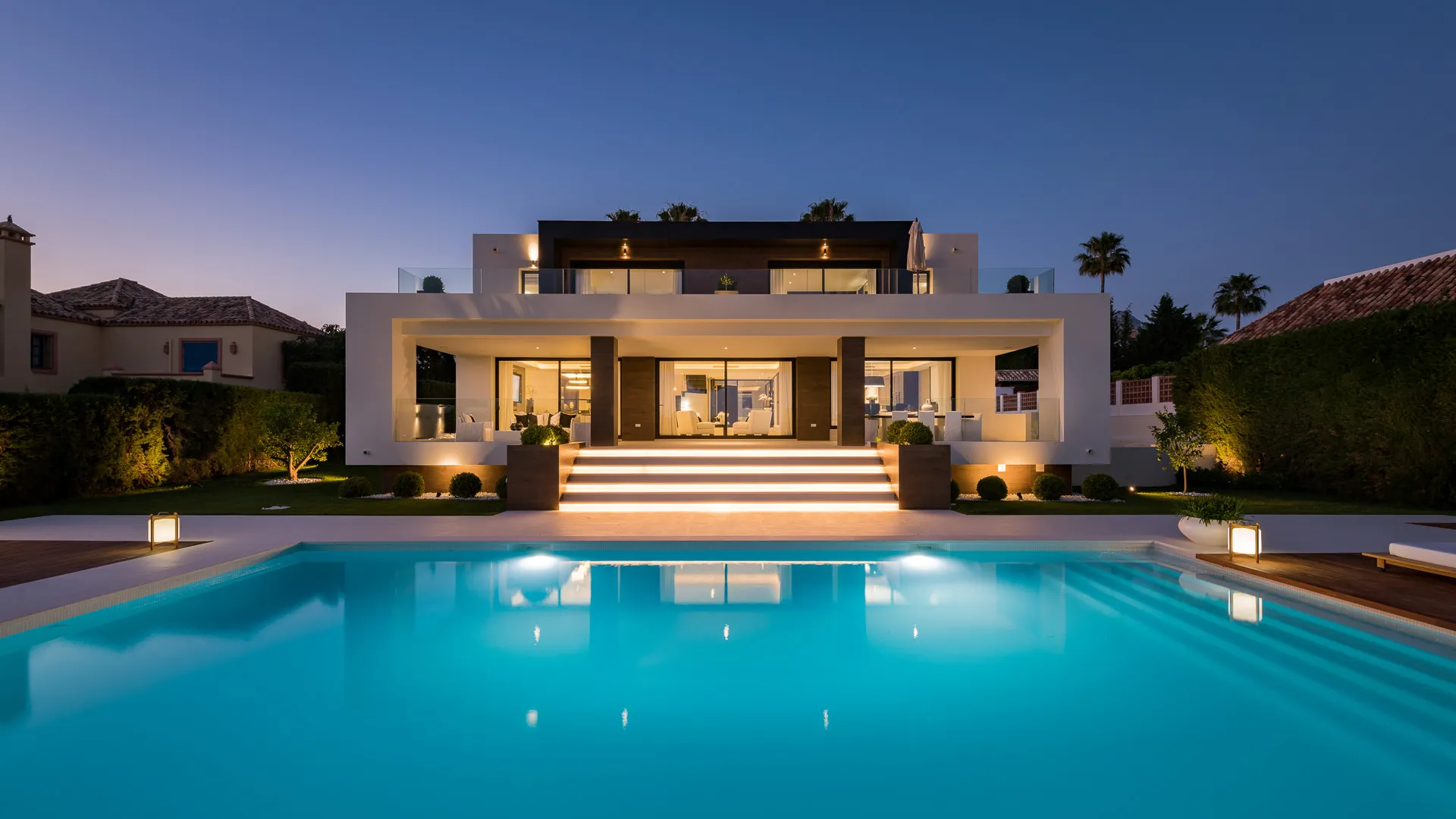 Golf Villa for Rent Marbella Spain Pool Cinema private security (12)