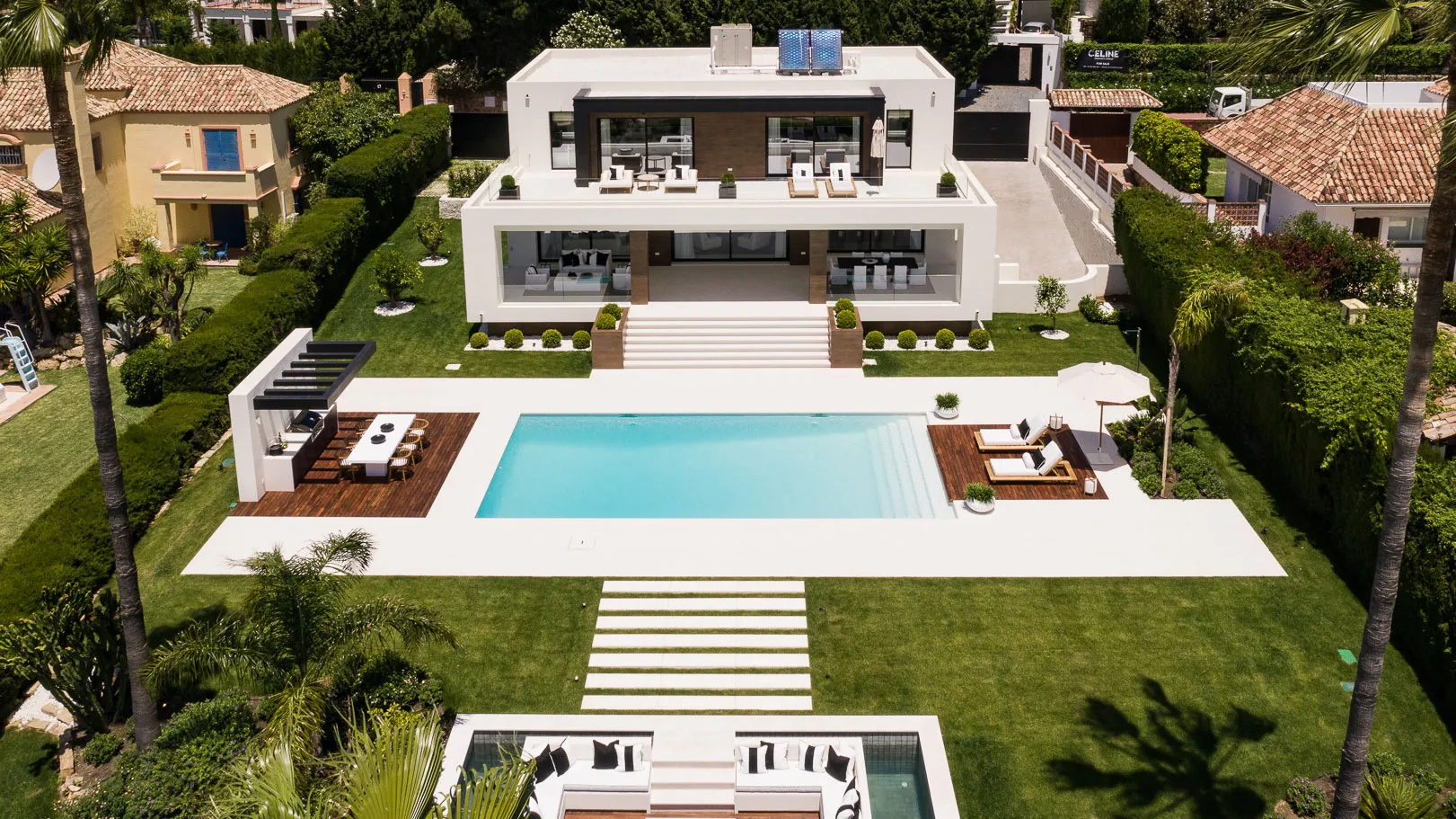 Golf Villa for Rent Marbella Spain Pool Cinema private security (1)