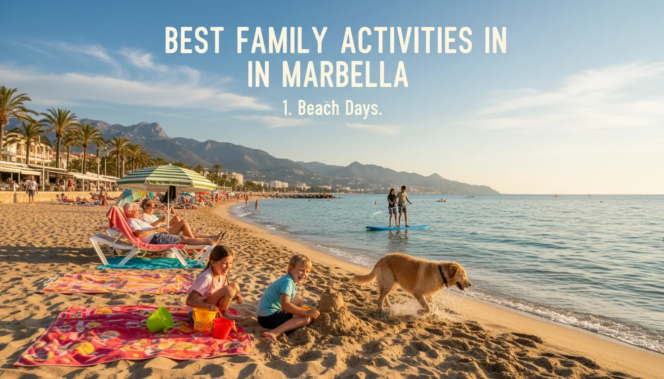 Marbella activities for family kids children families to do