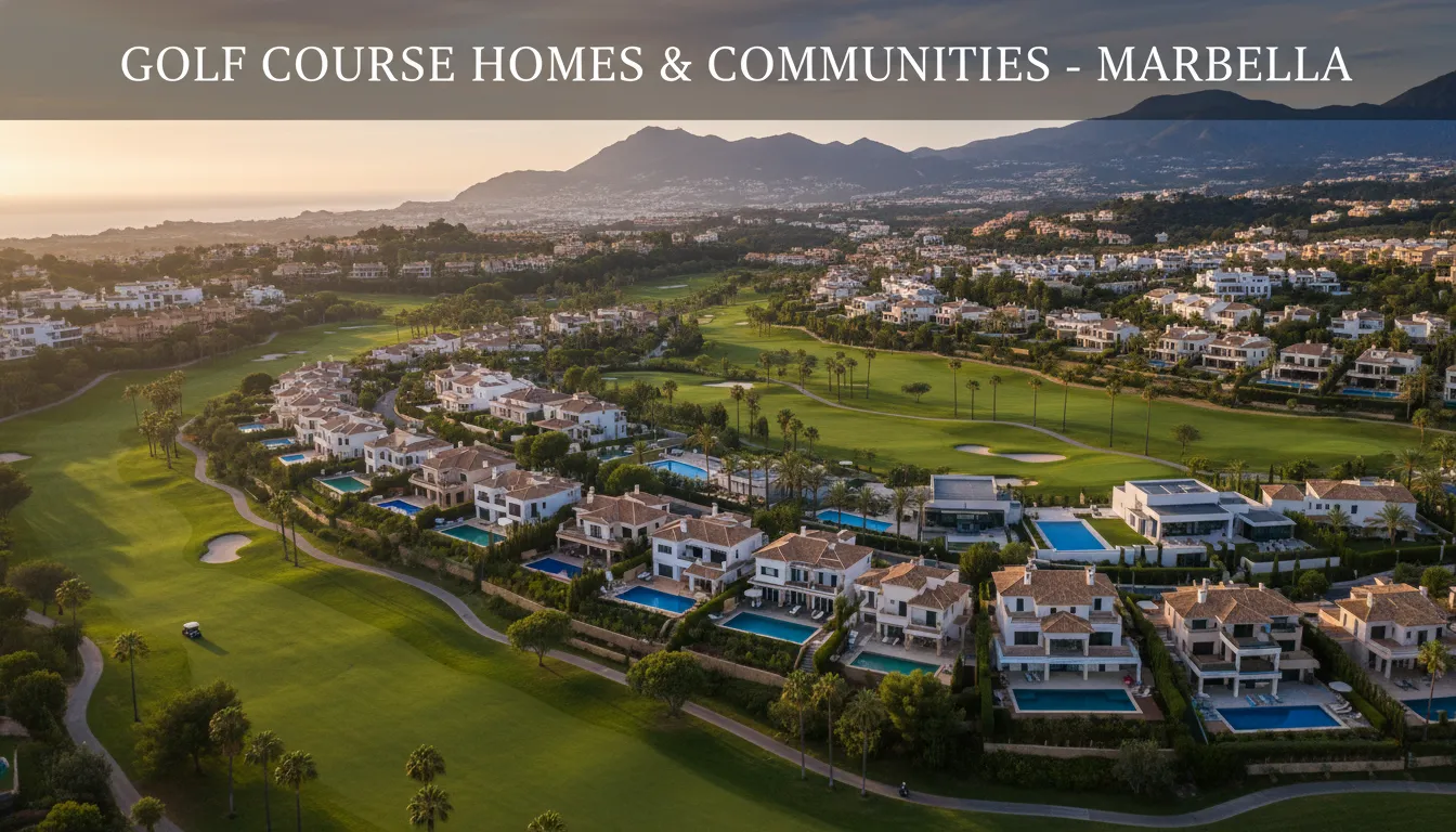 Golf Course Homes and Communities in Marbella