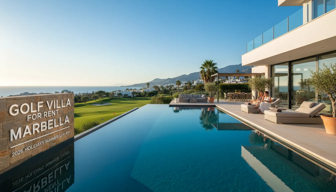 Golf Villa for Rent in Marbella 2025 holidays summer luxury infinite private pool (1)