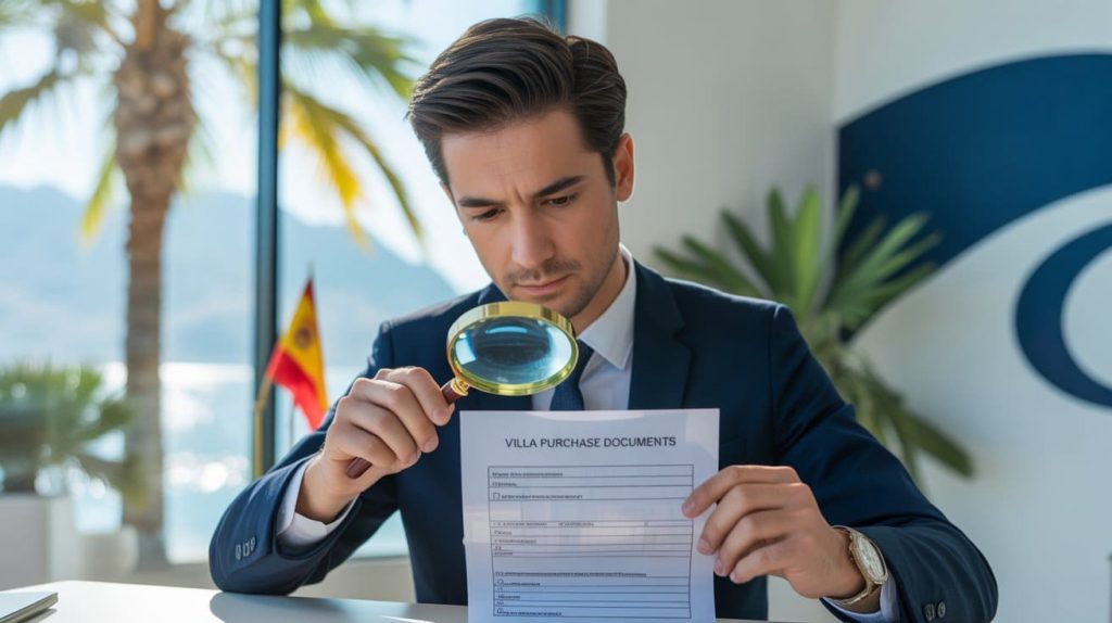 Legal due diligence process before buying a villa in Marbella