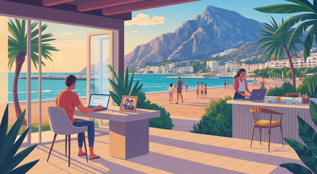 Marbella Remote workers Spain co working