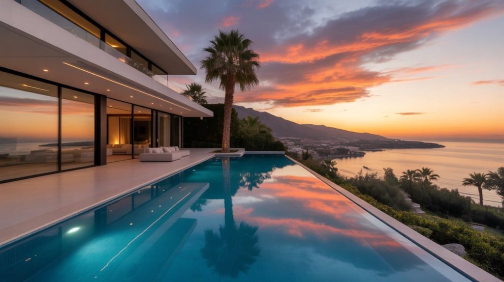 Modern Marbella luxury villa with sea view and private pool