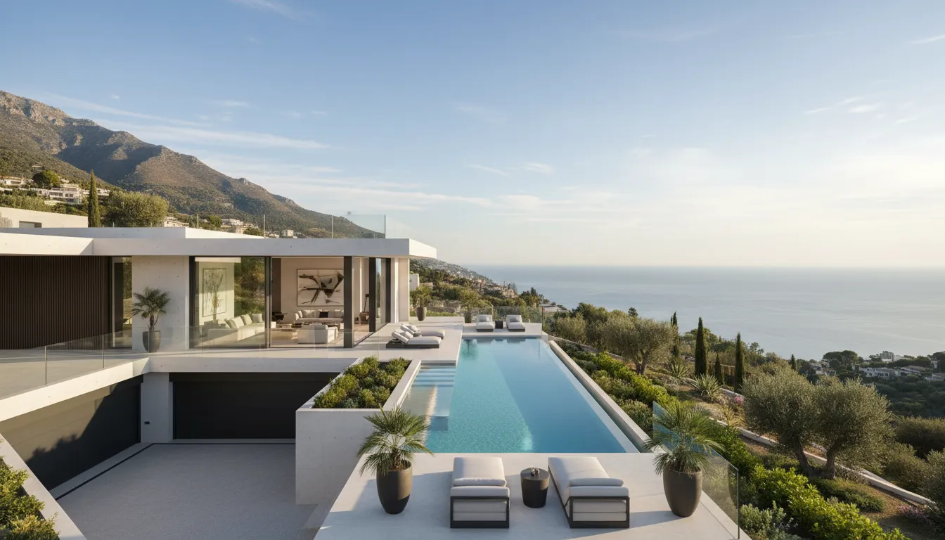Modern Marbella luxury villa with sea view and private pool