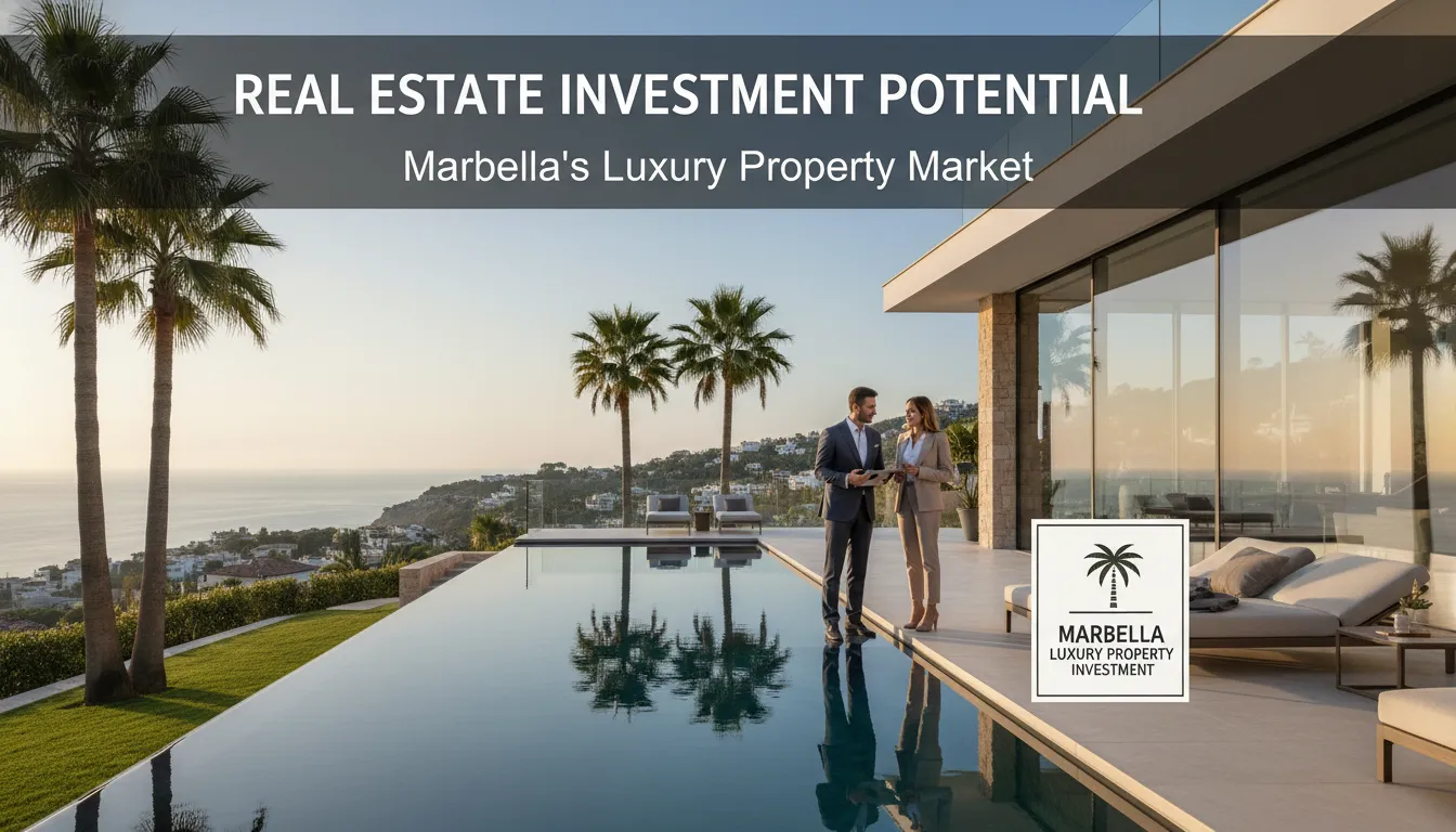 Real estate investment potential in Marbella's luxury property market