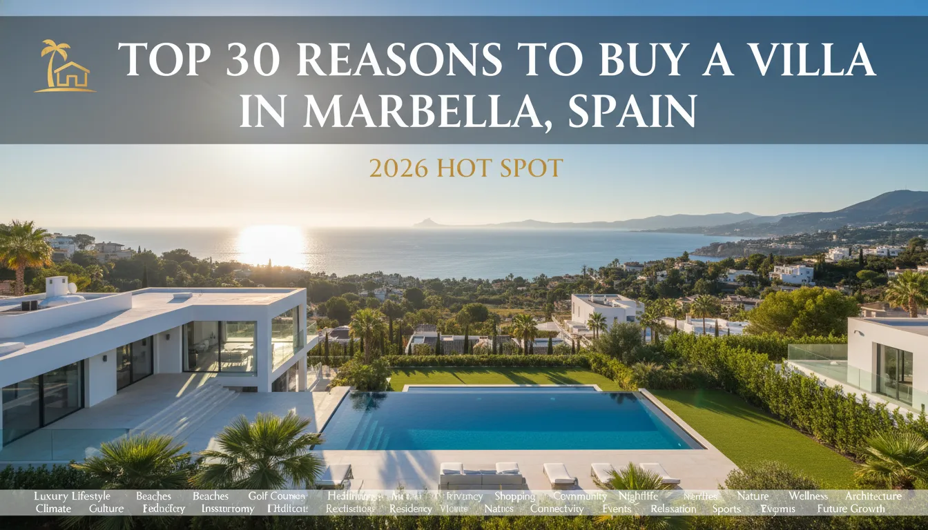 Top 30 Reasons to Buy a Villa in Marbella Spain in 2025 hot spot