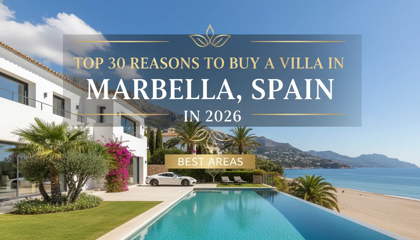 Top 30 Reasons to Buy a Villa in Marbella Spain in 2025 best areas