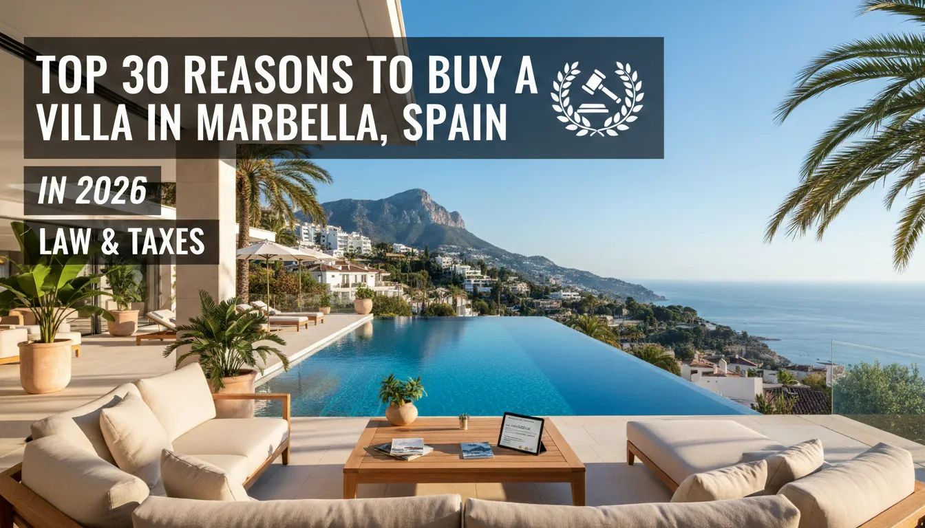 Top 30 Reasons to Buy a Villa in Marbella Spain in 2025 law taxes
