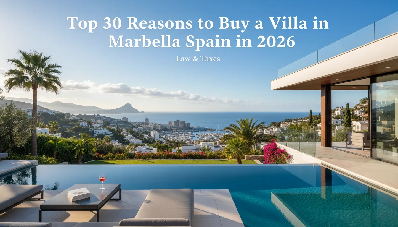 Top 30 Reasons to Buy a Villa in Marbella Spain in 2025 law taxes