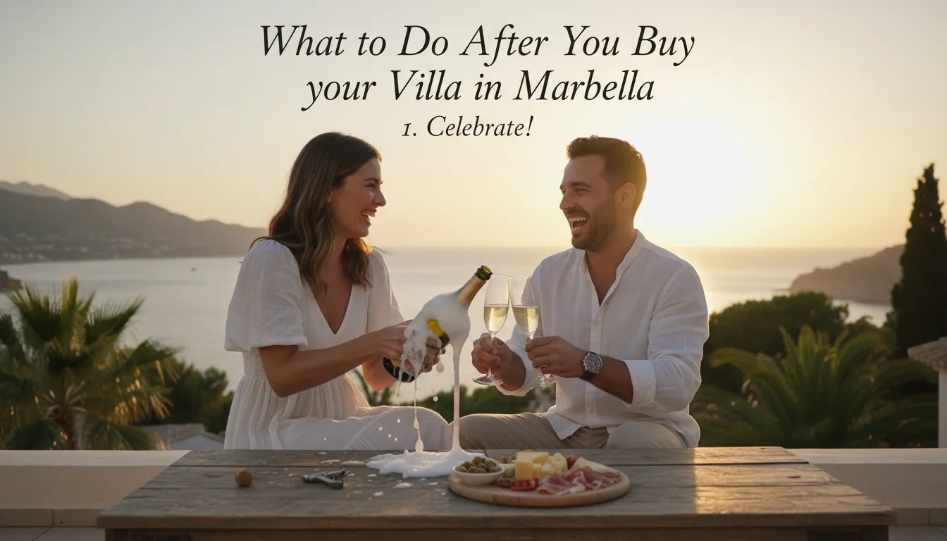 What to Do After You Buy your Villa in Marbella