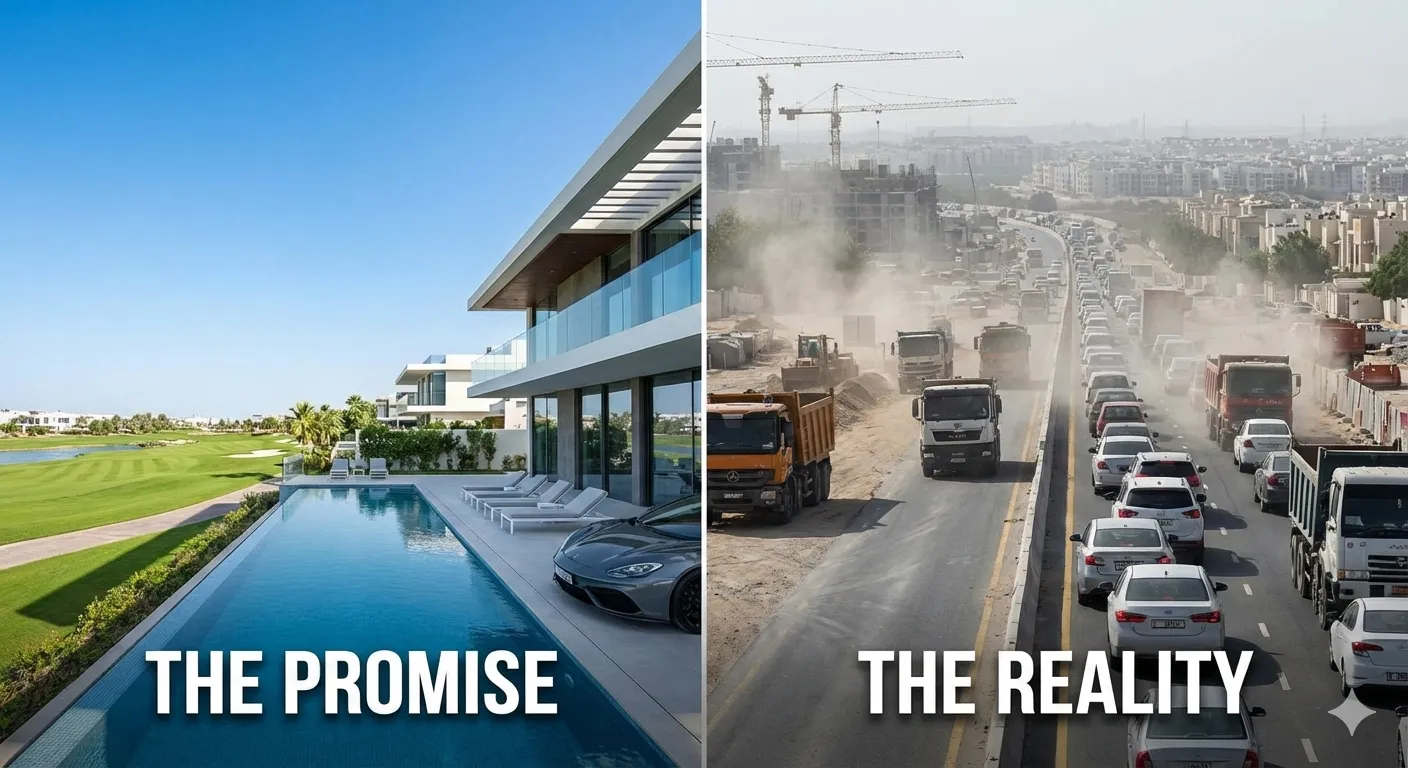 Tactical split-screen audit of Marbella property market 2026 comparing marketing hype in Nueva Andalucia versus legacy investment value in Los Monteros.