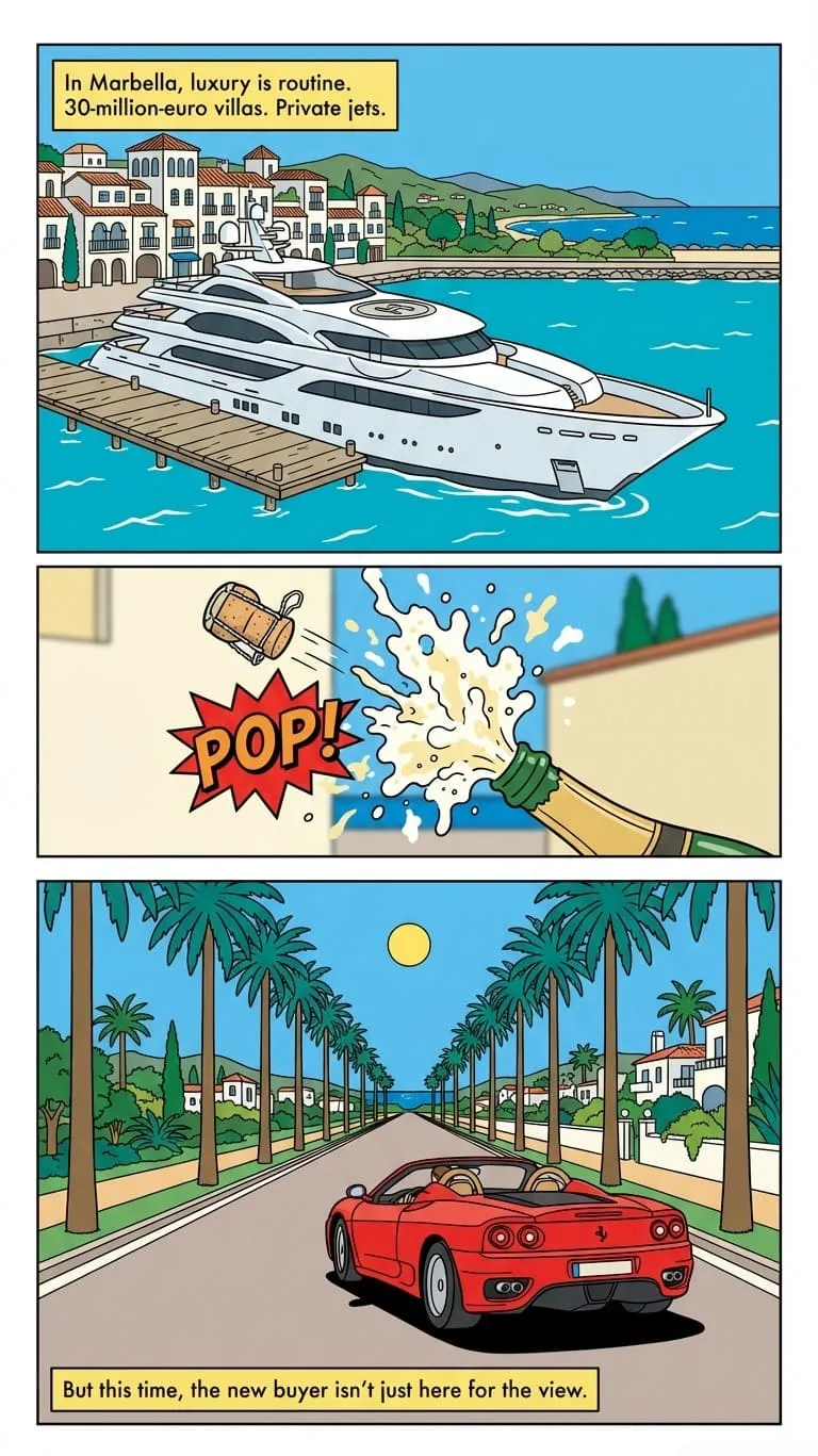 Exclusive view of Golden Mile Luxury Lifestyle. Professional real estate advisory in Marbella by Gonzo Realtor.