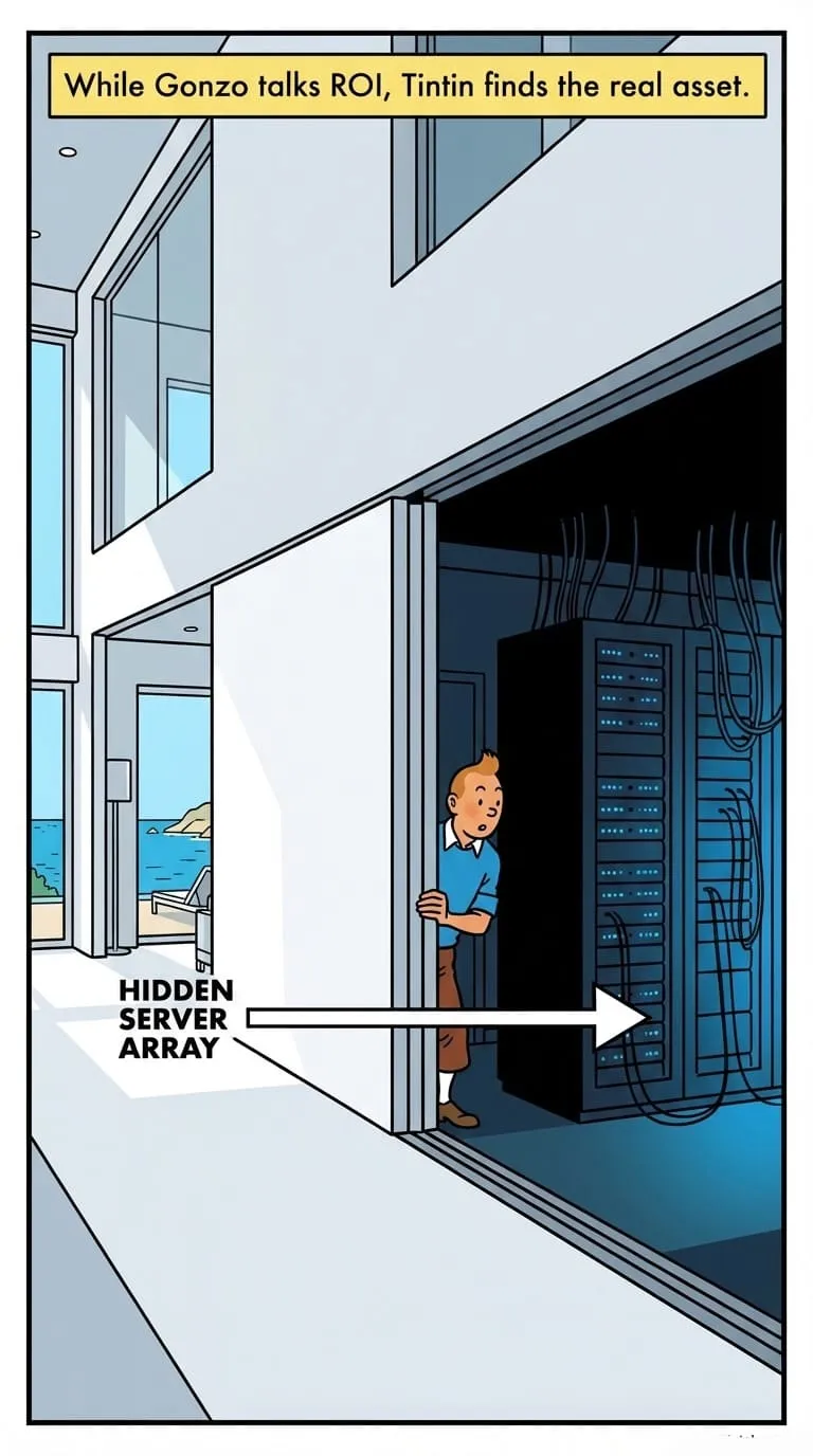 Exclusive view of Golden Mile Architectural Gem. Professional real estate advisory in Marbella by Gonzo Realtor.