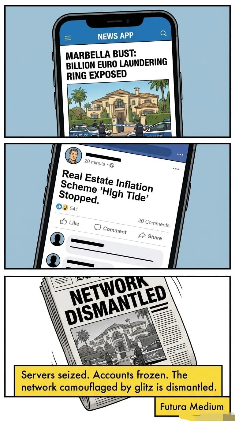 Exclusive view of Marbella Architectural Gem. Professional real estate advisory in Marbella by Gonzo Realtor.